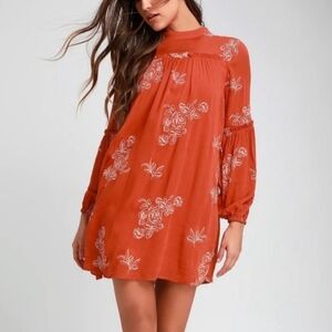 Lulu's 'No One Quite Like You' Embroidered Shift Dress